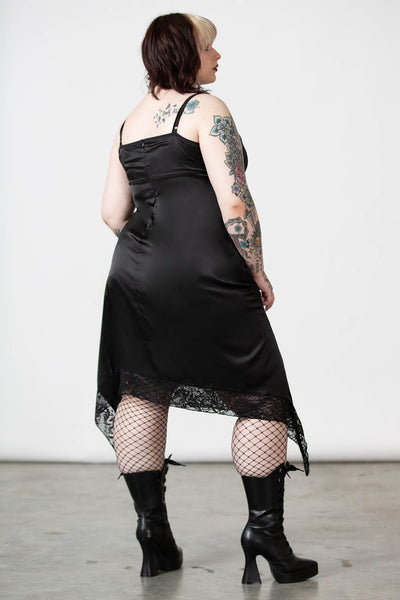 Loya Satin Maxi Dress [PLUS] | Killstar