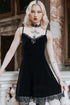 Moonstruck Velvet Skater Dress [B]