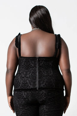 Plus Size - Black Lace Cutout Cage Underwire Bodysuit - Torrid