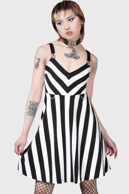 Stripe O Negative Dress Resurrect