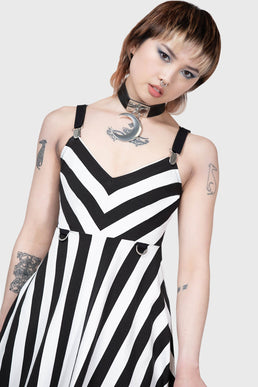 Stripe O Negative Dress Resurrect