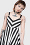 Stripe O Negative Dress Resurrect