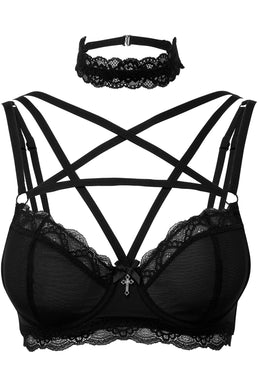  Women Sexy Lace Bra Thorn Plus Size Underwear Bra Embroidered  Sexy Corsets Goth Lingerie Bras and Panties Sets Black: Clothing, Shoes &  Jewelry