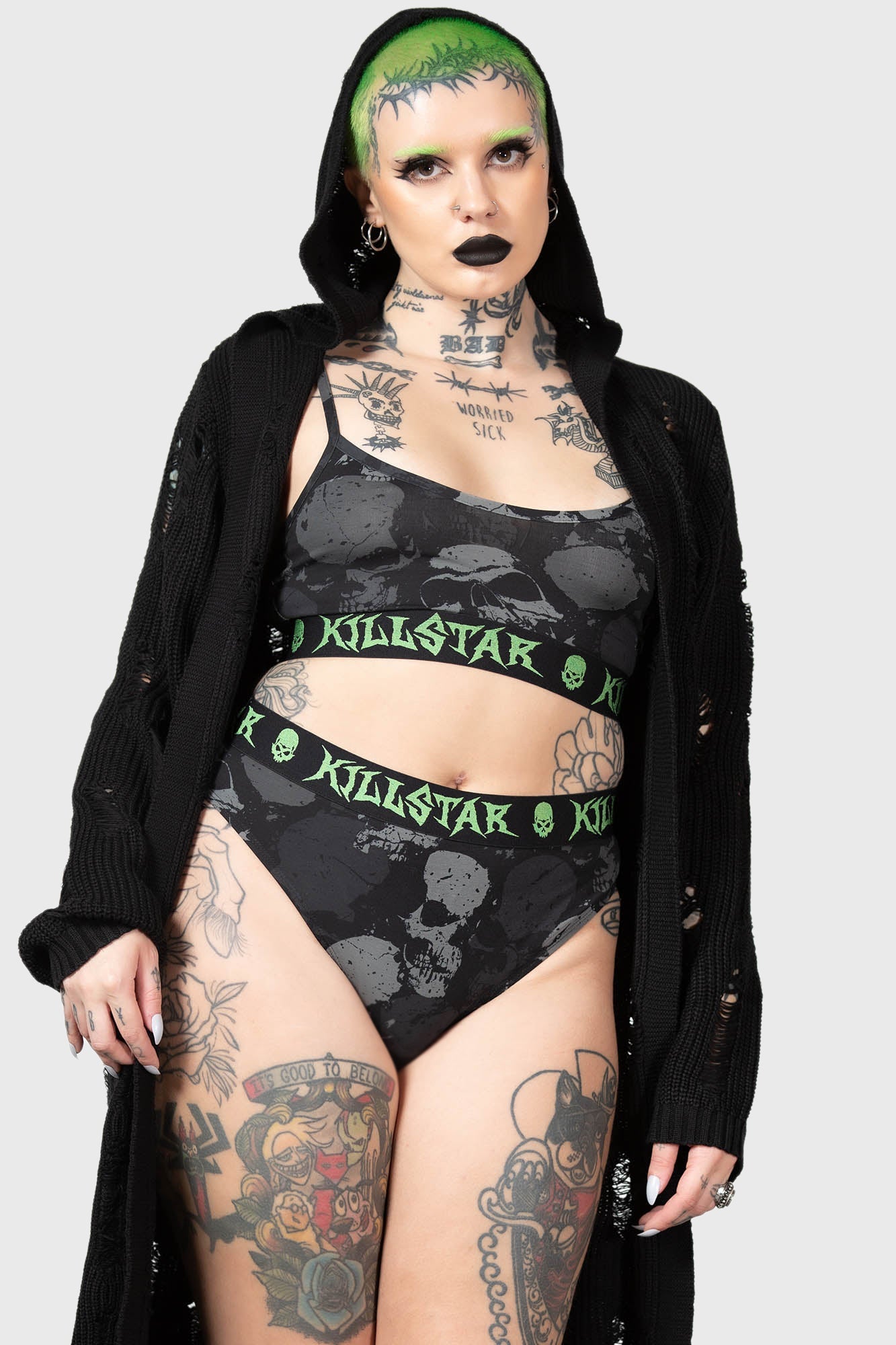 Women's panties KILLSTAR - Ebony - KSRA001942 